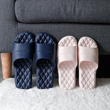 Load image into Gallery viewer, Modern Slippers Women Summer Thick Bottom Indoor Home Couples Home Bathroom Soft To Wear Cool Slippers EVA Open Toe Soft Slippers Soft Shower Massage Bath Pool Gym House Slipper