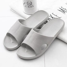Load image into Gallery viewer, Modern Slippers Women Summer Thick Bottom Indoor Home Couples Home Bathroom Soft To Wear Cool Slippers EVA Open Toe Soft Slippers Soft Shower Massage Bath Pool Gym House Slipper