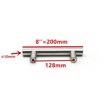 Load image into Gallery viewer, Modern Stainless Steel Kitchen Door Cabinet Bar Handle Pull Knob Cabinet Knobs Furniture Handle Cupboard Drawer Handle Stainless Steel Hollow Tube Bar Drawer Pulls Cupboard Knob For Kitchen Furniture Hardware