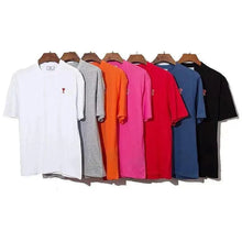 将图片加载到图库查看器,Modern Summer New Hearts A Love Embroidered Simple Design Masculine Fashion Short Sleeve T-Shirt Men's T-Shirt Men's Short Sleeve Tees Cotton T-Shirts for Men