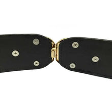 将图片加载到图库查看器,Modern Wide Fabric Strap Silver Metal Buckle Belts For Women Trendy Fashion Stretchable Classic Belts