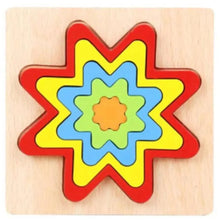 Load image into Gallery viewer, Montessori Cartoon Animal Educational Wooden Beaded Geometry Digital Clock Puzzles Matching Clock Toy For Children