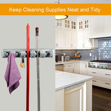 将图片加载到图库查看器,Mop Holder Wall Mount Hanger Organizer Storage