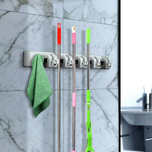 Load image into Gallery viewer, Mop Holder Wall Mount Organizer