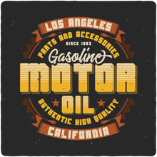 Load image into Gallery viewer, Motor oil Men's Bamboo Viscose/Organic Cotton Short Sleeve Graphic T-Shirt