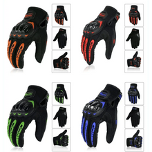 Load image into Gallery viewer, Motorcycle Breathable Glove Strong PVC Touch Screen Full Finger Motorbike Racing Riding Bicycle Summer Gloves