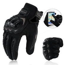 Load image into Gallery viewer, Motorcycle Breathable Glove Strong PVC Touch Screen Full Finger Motorbike Racing Riding Bicycle Summer Gloves