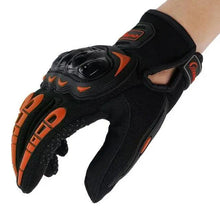 Load image into Gallery viewer, Motorcycle Breathable Glove Strong PVC Touch Screen Full Finger Motorbike Racing Riding Bicycle Summer Gloves