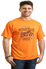 Load image into Gallery viewer, Motorcycles Garage Men's Bamboo Viscose/Organic Cotton Short Sleeve Graphic T-Shirt