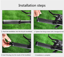 Load image into Gallery viewer, Mountain Bicycle Grips Handlebar Road Bike Cycling Handlebar Grip Cover Anti-Skid Soft Rubber Handle Grip Bar Double Lock On Bicycle Handle Bar Soft And Comfortable Rubber Handle Suitable For Bicycle