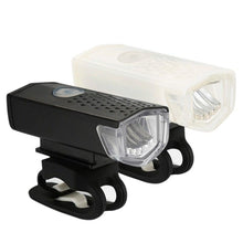 Load image into Gallery viewer, Mountain Cycle Front Back Headlight Lamp Flashlight Cycle Light 300 Lumens 3 Modes Bike Bicycle Light Bicycle Lights Super Bright LED Bike Lights For Night Riding Bike Headlight With USB LED Rechargeable