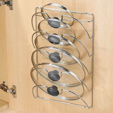 将图片加载到图库查看器,Mounted Pot Lid Rack Pot Cover Organizer