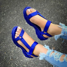 将图片加载到图库查看器,Multi Colors Casual Shoes Woman Flat Comfortable Sandals Female Light Sandals Flat Comfort Slip-On Elastic Ankle Strap Slingback Light Weight Casual Walking Sandals