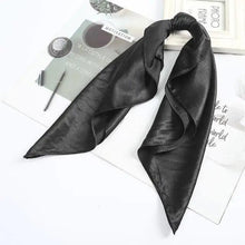 Load image into Gallery viewer, Multi-Functional Square Silk Scarf 60*60cm Headband Hairbands Hair Hoop Accessories For Women,Girl,Lady Head Neck Satin Scarf Handkerchief