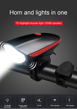 将图片加载到图库查看器,Multifunction Bicycle Light Ultra Bright With Electric 130dB Horn Bicycle Bell Bike Light Rainproof LED Bike Tail Light 2 Pack Bright Bicycle Rear Cycling Safety Flashlight Light Mode Options High Intensity Led Rear Light Fits On Any Bike