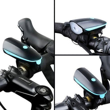 将图片加载到图库查看器,Multifunction Bicycle Light Ultra Bright With Electric 130dB Horn Bicycle Bell Bike Light Rainproof LED Bike Tail Light 2 Pack Bright Bicycle Rear Cycling Safety Flashlight Light Mode Options High Intensity Led Rear Light Fits On Any Bike