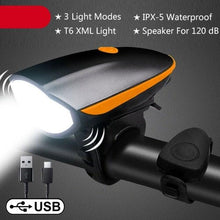 将图片加载到图库查看器,Multifunction Bicycle Light Ultra Bright With Electric 130dB Horn Bicycle Bell Bike Light Rainproof LED Bike Tail Light 2 Pack Bright Bicycle Rear Cycling Safety Flashlight Light Mode Options High Intensity Led Rear Light Fits On Any Bike