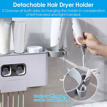 将图片加载到图库查看器,Multifunctional Wall Mount Toothbrush Organizer