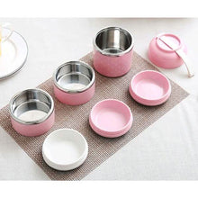 Load image into Gallery viewer, Multilayer Cute Thermal Lunch Box Stainless Steel Food Container