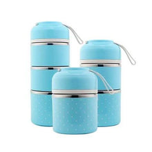 Load image into Gallery viewer, Multilayer Cute Thermal Lunch Box Stainless Steel Food Container