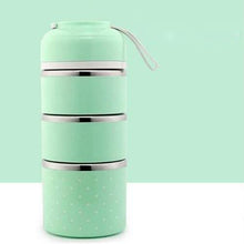 Load image into Gallery viewer, Multilayer Cute Thermal Lunch Box Stainless Steel Food Container