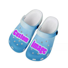 Load image into Gallery viewer, Mushroom Print Sandals Womens Summer Non-slip Hole Shoes Rubber Clogs Garden Beach Flat Slippers Trends Clogs For Women Slip Resistant Shoes