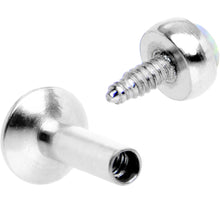 Load image into Gallery viewer, 3/16 White Synthetic Opal Internally Threaded Daith Cartilage Tragus