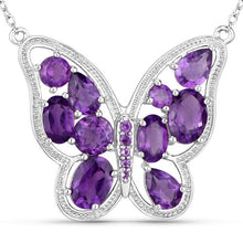 Load image into Gallery viewer, 4.32 Carat Genuine Amethyst .925 Sterling Silver Necklace
