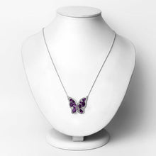 Load image into Gallery viewer, 4.32 Carat Genuine Amethyst .925 Sterling Silver Necklace