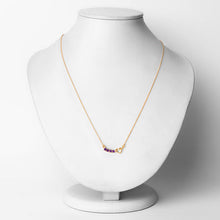 Load image into Gallery viewer, 0.24 Carat Genuine Amethyst .925 Sterling Silver Necklace