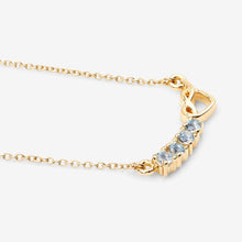 Load image into Gallery viewer, 0.30 Carat Genuine Blue Topaz .925 Sterling Silver Necklace