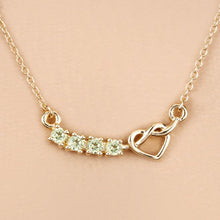 Load image into Gallery viewer, 0.28 Carat Genuine Peridot .925 Sterling Silver Necklace