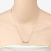 Load image into Gallery viewer, 0.28 Carat Genuine Peridot .925 Sterling Silver Necklace