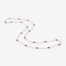 将图片加载到图库查看器,2.34 Carat Genuine Ruby .925 Sterling Silver Necklace