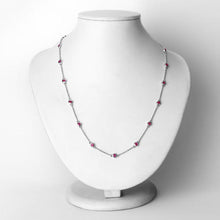 将图片加载到图库查看器,2.34 Carat Genuine Ruby .925 Sterling Silver Necklace