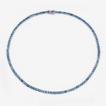 Load image into Gallery viewer, 33.24 Carat Genuine Blue Diamond 14K White Gold Necklace