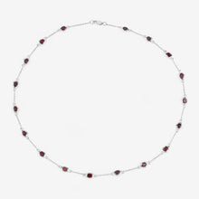 将图片加载到图库查看器,8.10 Carat Genuine Garnet .925 Sterling Silver Necklace