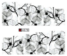 Load image into Gallery viewer, Nail Art Water Transfer Stickers Anime Mouse Animal Kid slider adhesive Watermark Decals Women Beauty Wedding Nails Decal Self-Adhesive 3D Wave Design Decoration for Women Girls Art Stickers Decal Decoration Metallic Curve Strip Line Nail