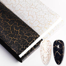 将图片加载到图库查看器,Nail Foils Marble Series Nail Art Transfer Sticker Paper Gold Line Foils Bright Marble Design Decoration Marble Nail Art Stickers Water Transfer Nail Decals Full Wraps Gradient Acrylic Nail Kits for Women Manicure Decoration Accessories
