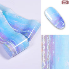 将图片加载到图库查看器,Nail Foils Marble Series Nail Art Transfer Sticker Paper Gold Line Foils Bright Marble Design Decoration Marble Nail Art Stickers Water Transfer Nail Decals Full Wraps Gradient Acrylic Nail Kits for Women Manicure Decoration Accessories