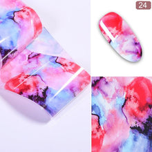 将图片加载到图库查看器,Nail Foils Marble Series Nail Art Transfer Sticker Paper Gold Line Foils Bright Marble Design Decoration Marble Nail Art Stickers Water Transfer Nail Decals Full Wraps Gradient Acrylic Nail Kits for Women Manicure Decoration Accessories