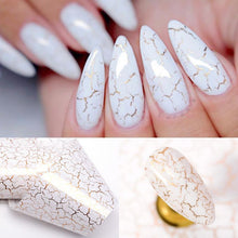 将图片加载到图库查看器,Nail Foils Marble Series Nail Art Transfer Sticker Paper Gold Line Foils Bright Marble Design Decoration Marble Nail Art Stickers Water Transfer Nail Decals Full Wraps Gradient Acrylic Nail Kits for Women Manicure Decoration Accessories