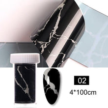 将图片加载到图库查看器,Nail Foils Marble Series Nail Art Transfer Sticker Paper Gold Line Foils Bright Marble Design Decoration Marble Nail Art Stickers Water Transfer Nail Decals Full Wraps Gradient Acrylic Nail Kits for Women Manicure Decoration Accessories