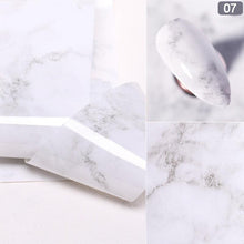 将图片加载到图库查看器,Nail Foils Marble Series Nail Art Transfer Sticker Paper Gold Line Foils Bright Marble Design Decoration Marble Nail Art Stickers Water Transfer Nail Decals Full Wraps Gradient Acrylic Nail Kits for Women Manicure Decoration Accessories