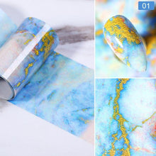 将图片加载到图库查看器,Nail Foils Marble Series Nail Art Transfer Sticker Paper Gold Line Foils Bright Marble Design Decoration Marble Nail Art Stickers Water Transfer Nail Decals Full Wraps Gradient Acrylic Nail Kits for Women Manicure Decoration Accessories