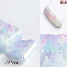 将图片加载到图库查看器,Nail Foils Marble Series Nail Art Transfer Sticker Paper Gold Line Foils Bright Marble Design Decoration Marble Nail Art Stickers Water Transfer Nail Decals Full Wraps Gradient Acrylic Nail Kits for Women Manicure Decoration Accessories