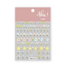 将图片加载到图库查看器,Nail Glue Stickers Stars Moon Cartoon Rabbit Panda Flower Nail Decoration Decals Nail Sticker Nail Art Decorations Design Decoration Acrylic Nail Supplies Designer Nail Decorations for Women Girls Kids 3D Nail Art Stickers Decals