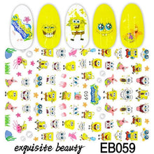 将图片加载到图库查看器,Nail Stickers Cute Rabbit Nail Art Decorations No Face Man Sliders For Manicure Cute Cartoon Nail Art Sticker Decals for Women Kids Girls Manicure Decoration Nail Art Supplies 3D Self-Adhesive Nail Decals Designer Nail Stickers for Acrylic Nails
