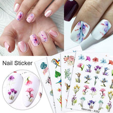 将图片加载到图库查看器,Nails Sticker Nail Art Decorations Flowers Leaves Decals Water Transfer Sliders Woman Face Fruit Foil Manicures Wraps Water Transfer Nail Decals Sticker For Pretty Girl Self-Adhesive Nail Decals Designer Nail Stickers for Acrylic Decal
