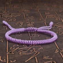 将图片加载到图库查看器,National Style Lucky Red String Bracelet Handmade Braided Knot Charm Bracelets For Women Men Red Bracelet Protection Red Cord Bracelet Adjustable Braided Knot Bracelet